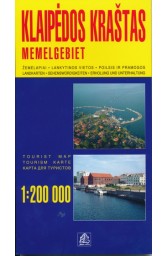 Klaipėdos kraštas. Žemėlapiai, lankytinos vietos, poilsis ir pramogos. M 1:200 000